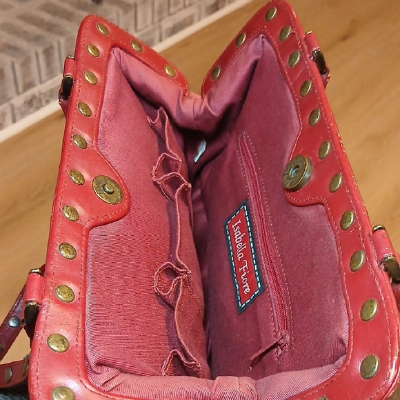 Isabella Fiore Patchwork Handbag | Beaded & Embroidered Boho Satchel - Picture 5 of 9